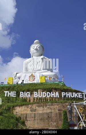 The Big Buddha, world's largest Buddha figure, Phuket Island, Southern Thailand, Southeast Asia, Stock Photo