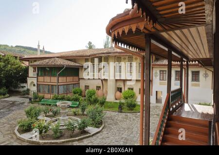 Khan Palace, Bachchyssaraj, Crimea, Ukraine, Eastern Europe, Stock Photo