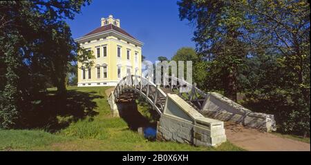 Luisium, neoclassical castle near Dessau, Saxony-Anhalt, Germany, Stock Photo