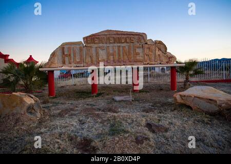 Huachinera, Sonora Mexico. town in the high mountains. Mountain range.  Huachinera, Sonora Mexico. pueblo en la Sierra alta. sierra     (Photo by Luis Gutierrez) Stock Photo