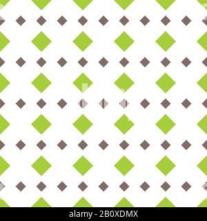 Seamless pattern with rhombuses in vector EPS8 format, pattern swatch included. Stock Vector