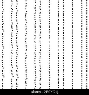 Dotted seamless pattern. Abstract seamless texture in black and white colors. Vector illustration in EPS8 format, pattern swatch include. Stock Vector