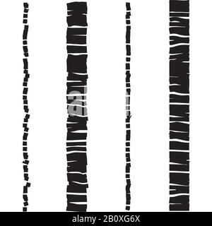 Dotted and dashed seamless pattern. Abstract seamless texture in black and white colors. Vector illustration in EPS8 format, pattern swatch include. Stock Vector