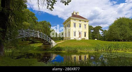 Luisium Castle near Dessau, Saxony-Anhalt, Germany, Stock Photo