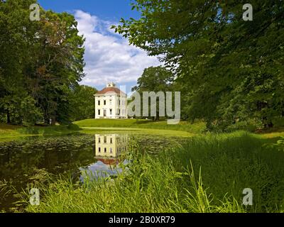 Luisium Castle near Dessau, Saxony-Anhalt, Germany, Stock Photo