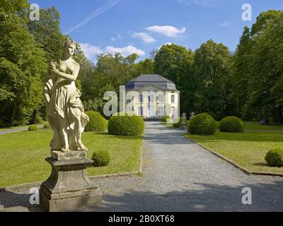 Sophia castle from Burgk Castle, Burgk an der Saale, Thuringia, Germany, Stock Photo