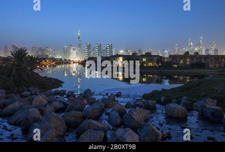 Jumeirah Lake Towers, Dubai, united arab emirates, Stock Photo