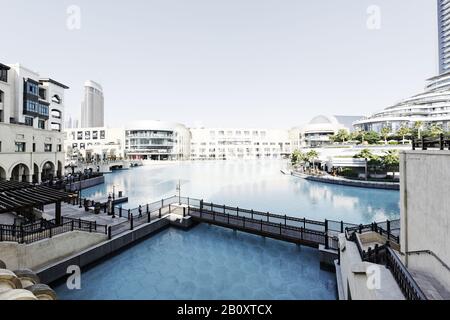 Souk Al Bahar, Dubai, United Arab Emirates, Stock Photo