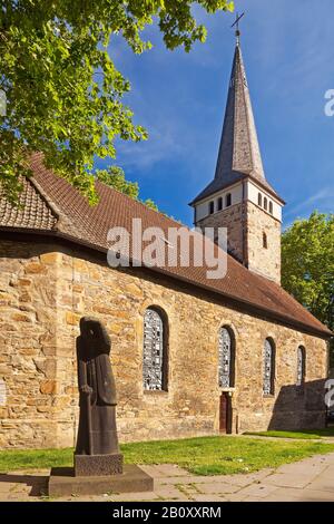 Protestant Paulus Church, Germany, North Rhine-Westphalia, Ruhr Area, Bochum Stock Photo