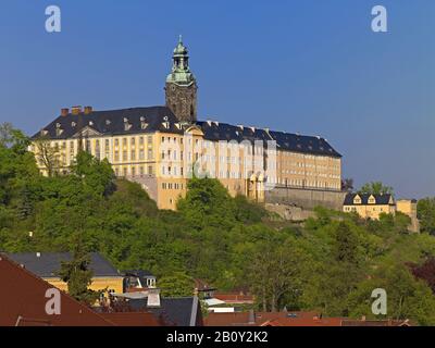 Heidecksburg Castle in Rudolstadt, Thuringia, Germany, Stock Photo