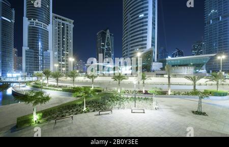 Jumeirah Lake Towers, Dubai, united arab emirates, Stock Photo