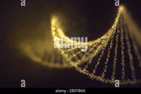 DNA damage, conceptual illustration Stock Photo