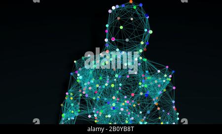 Artificial intelligence, conceptual illustration Stock Photo