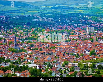 Downtown of Eschwege, Werra-Meißner district, Hesse, Germany, Stock Photo