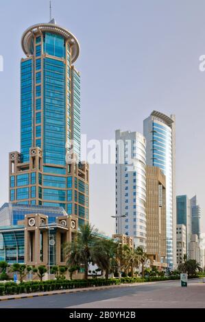 Downtown, Kuwait City, Arabian Peninsula, West Asia, Stock Photo