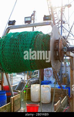 Galilee, Rhode Island, USA-May 11,2017: Galilee is a home to the largest fishing fleet in Rhode Island. Stock Photo