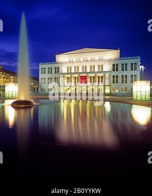 Leipzig Opera House, Germany Stock Photo