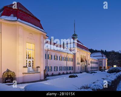 King Albert Bad in Bad Elster, Vogtland, Saxony, Germany Stock Photo