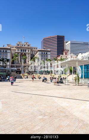 Horton Plaza, Shopping Center, San Diego, California, USA Stock Photo