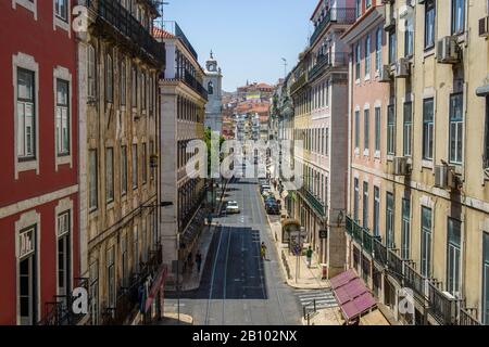 Street in Lisbon, Portugal Stock Photo