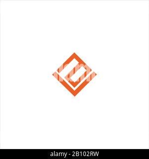 Initial letter al or la logo design template Stock Vector
