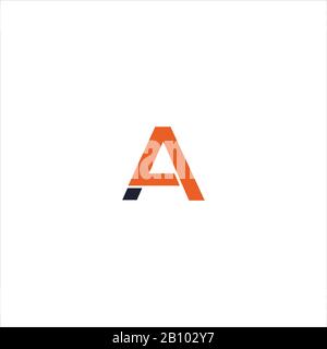 Initial letter al or la logo design template Stock Vector
