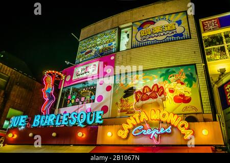 Harajuku's teenage culture at Takeshita Dori (Takeshita Street) and its side streets. Stock Photo