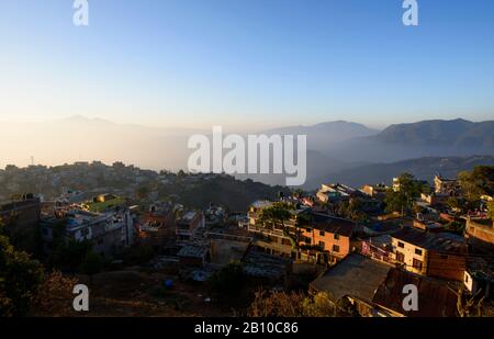 Tansen at sunset, Nepal, Asia Stock Photo