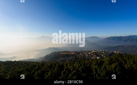 Tansen at sunset, Nepal, Asia Stock Photo