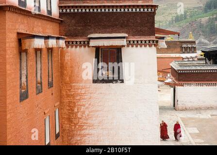 Monks at Labrang Monastery, Gansu Province, China