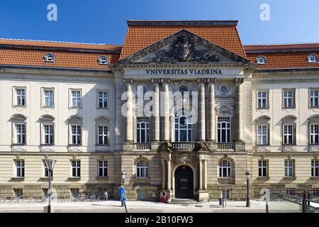 Historic university building of the European University Viadrina in Frankfurt (Oder), Brandenburg, Germany Stock Photo