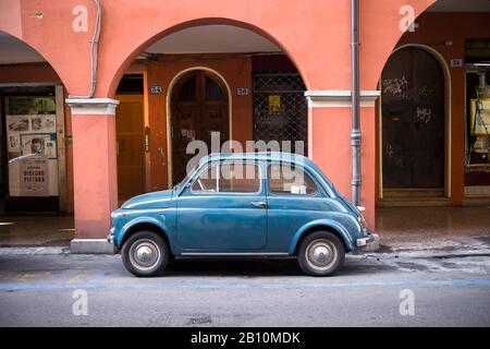 Fiat 500, Bologna, Emilia Romagna, Italy Stock Photo