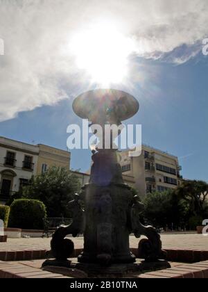 Plaza de la Angustas, Jerez de la Frontera, Andalusia. Spain Stock Photo