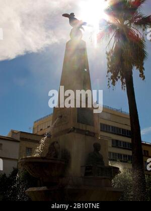 Plaza de la Angustas, Jerez de la Frontera, Anadalusia. Spain Stock Photo