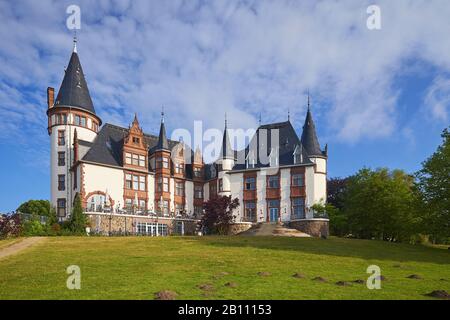 Klink Castle near Waren / Müritz, Mecklenburg-West Pomerania, Germany Stock Photo