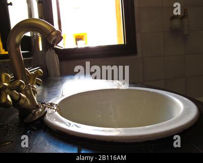 Old Rusted Texture Old fashioned metal faucet detail showing aged plumbing texture in ...