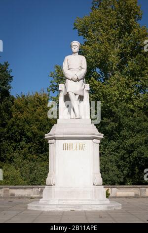 Helmuth Karl Bernhard von Moltke Monument, Großer Stern, Tiergarten, Berlin Stock Photo