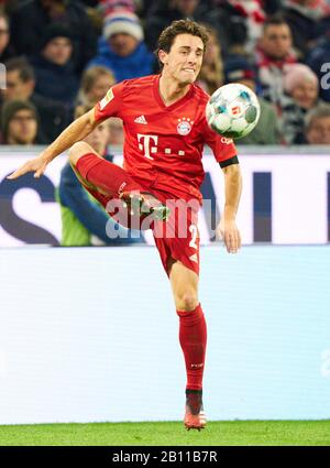 Munich, Germany. 21st Feb, 2020. Football Munich - Paderborn, Munich Feb 21, 2020. Alvaro ODRIOZOLA, FCB 2 FC BAYERN MUNICH - SC PADERBORN 07 - DFL REGULATIONS PROHIBIT ANY USE OF PHOTOGRAPHS as IMAGE SEQUENCES and/or QUASI-VIDEO - 1.German Soccer League, Munich, February 21, 2020. Season 2019/2020, match day 23, FCB, München Credit: Peter Schatz/Alamy Live News Stock Photo