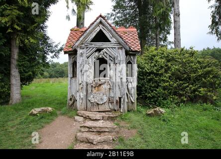 Matildas summerhouse at Lowther castle, Cumbria, england Stock Photo