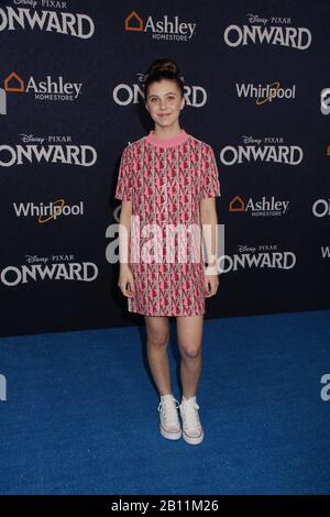 Mia Sinclair Jenness 02/18/2020 The World Premiere of "Onward" held at