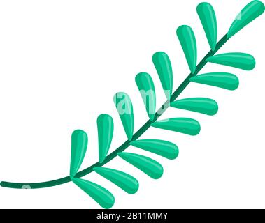 Hand drawn tree branches and leaves Vector Illustration Stock Vector