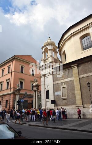 St. Anna Rome Citta del Vaticano Italia and the Porta Sant Anna - St. Annes Gate on ...