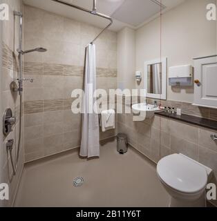 Mortain Place Care Home in Pevensey Bay Rd, Eastbourne BN23 6JF Stock Photo
