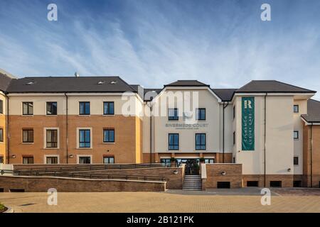 Rivermede Court Care Home in Egham, Surrey. Stock Photo