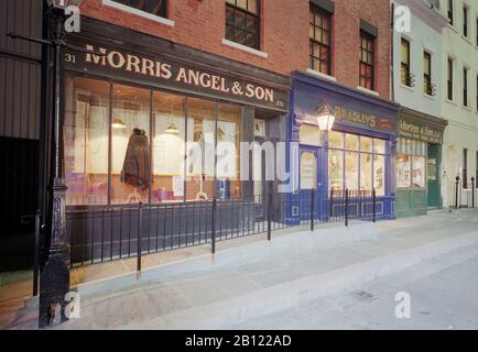 Sherlock Holmes Baker Street set, Granada TV studios manchester, north west England, in 1993 Stock Photo