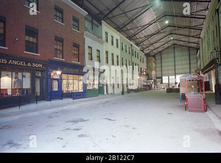 Sherlock Holmes Baker Street set, Granada TV studios manchester, north west England, in 1993 Stock Photo