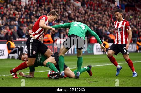 Sander Berge #8 of Sheffield United during the game Stock Photo - Alamy