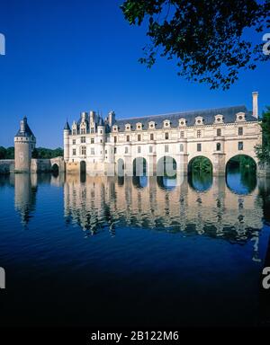 Chateau de Chenonceau, Chenonceaux, France Stock Photo