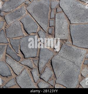 Vulcanic Stone wall, useful for background. Stock Photo