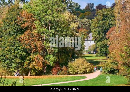 Goethe garden house in the park at the Ilm, Weimar, Thuringia, Germany